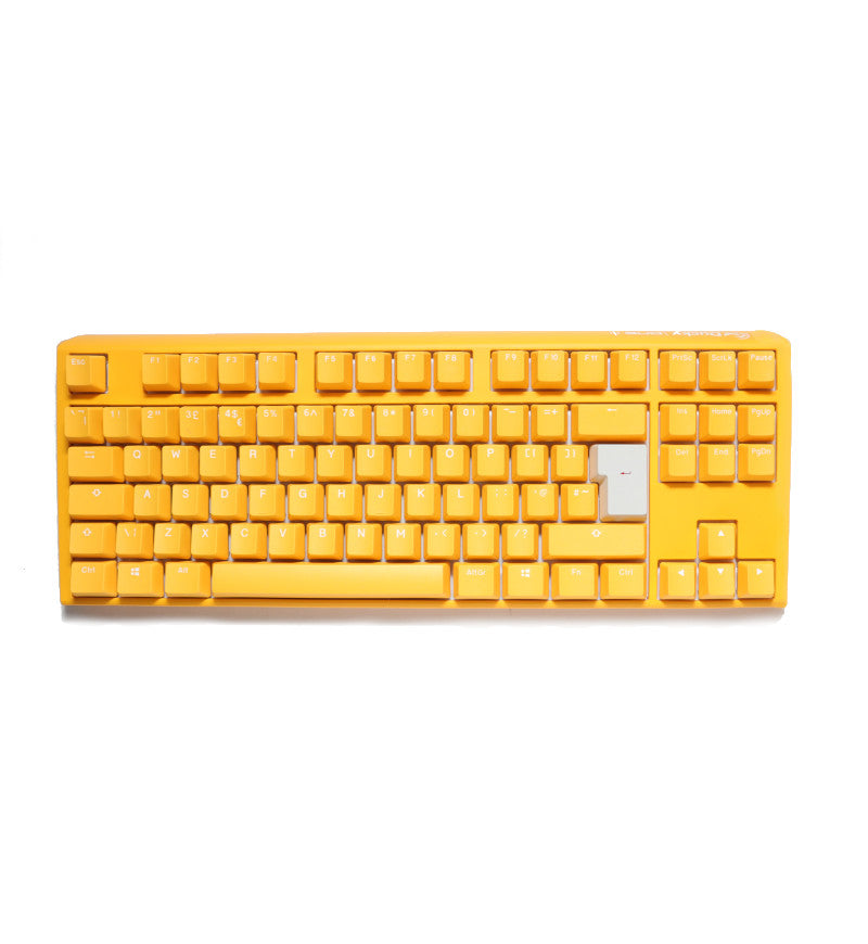 Ducky One 3 Yellow RGB TKL Mechanical Keyboard - Cherry MX Black