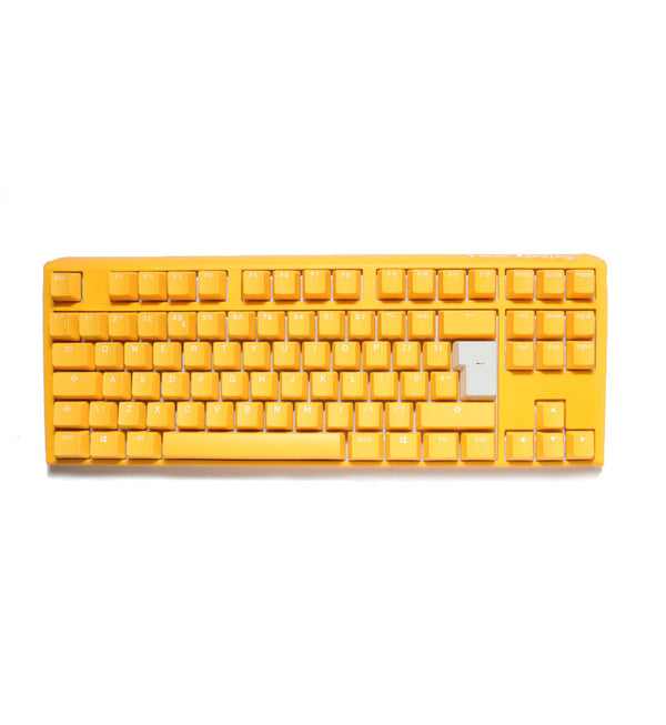 Ducky One 3 Yellow RGB TKL Mechanical Keyboard - Cherry MX Clear