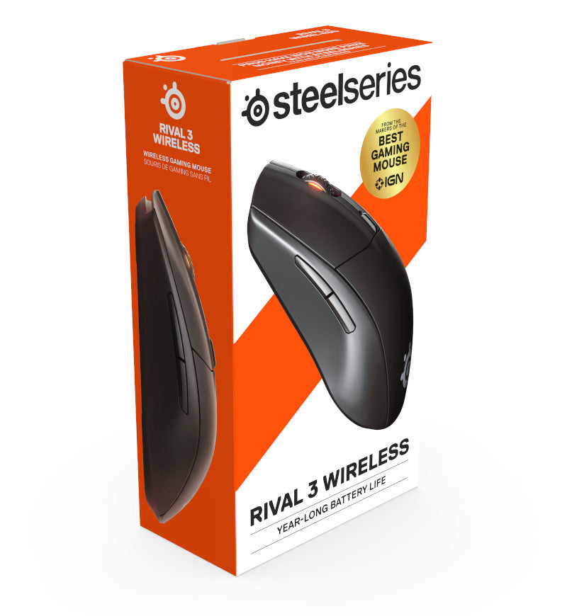 SteelSeries Rival 3 Wireless Ultralight Optical Gaming Mouse