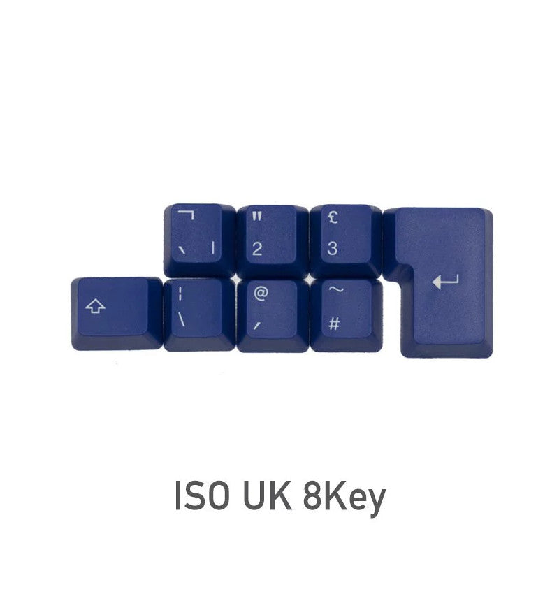 AvP ABS Double Shot Blue White Legends Keycaps - UK / US