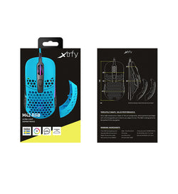 Xtrfy M42 RGB 59g Ultralight Gaming Mouse - Miami Blue