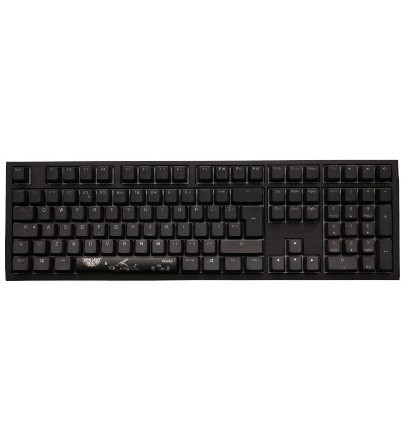 Ducky Shine 7 BlackOut RGB Mechanical Keyboard - Cherry MX Speed Silver Switches