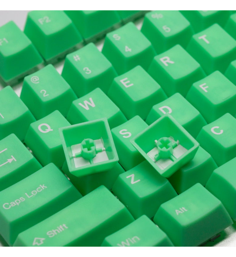 Tai-Hao Translucent Cubic ABS Slime Sprout 152 Keycaps - UK & US
