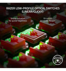 Razer DeathStalker V2 Pro Wireless Keyboard UK - Razer Low-Profile Optical Red Switches