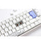 Ducky One 3 Pure White SF RGB Mechanical Keyboard - Cherry MX Silent Red
