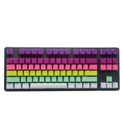 Tai-Hao PBT Double Shot Backlit Rainbow Sherbet 121 Keycaps - UK & US