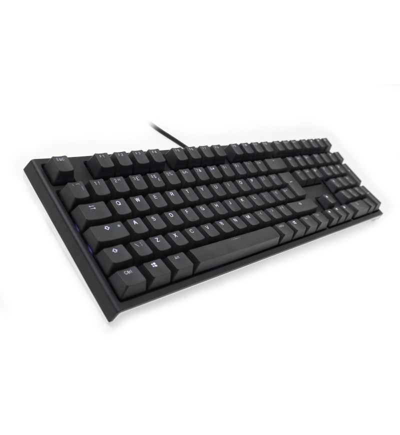 Ducky One 2 White Backlit Mechanical Keyboard - Cherry MX Black Switches