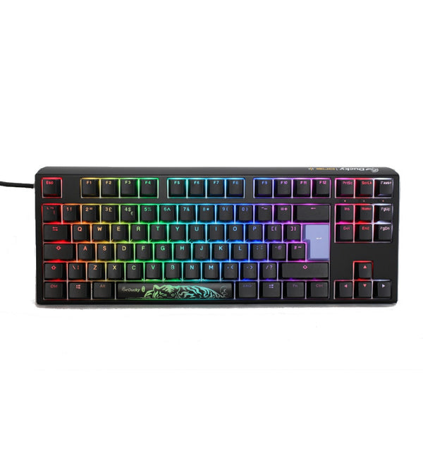 Ducky One 3 Classic Black TKL RGB Mechanical Keyboard - Cherry MX Red