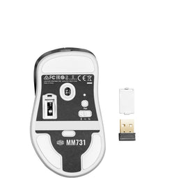 Cooler Master MM731 Wireless Ultralight Mouse - Matte White