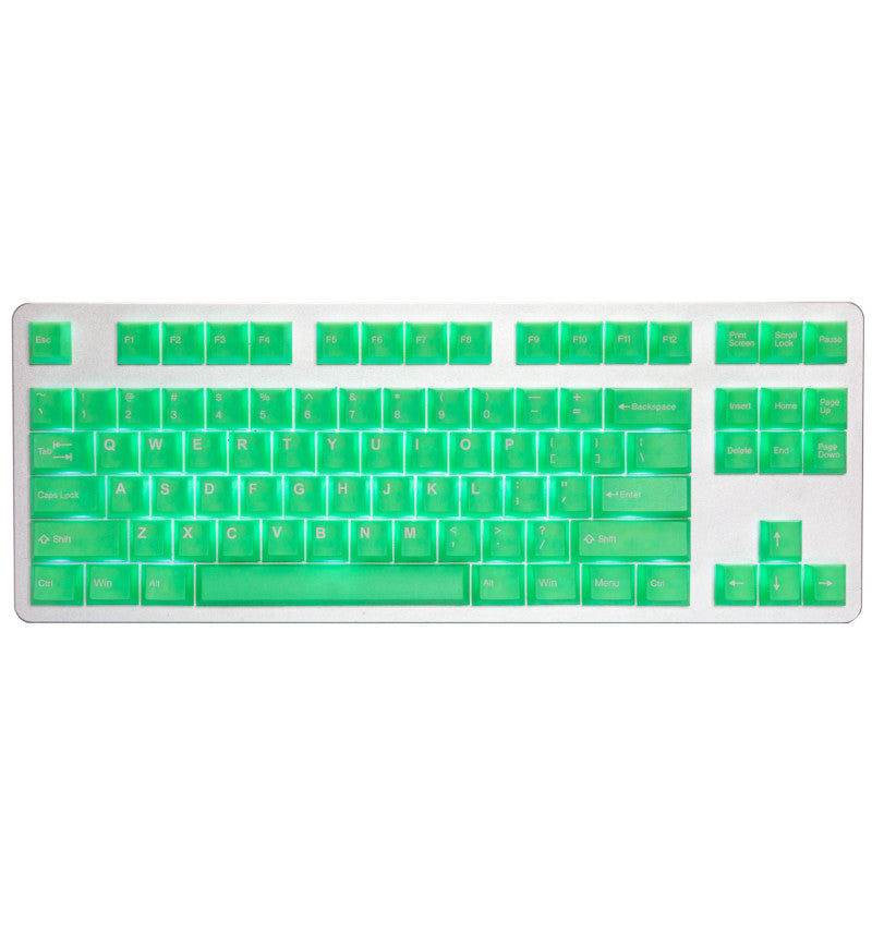 Tai-Hao Translucent Cubic ABS Slime Sprout 152 Keycaps - UK & US
