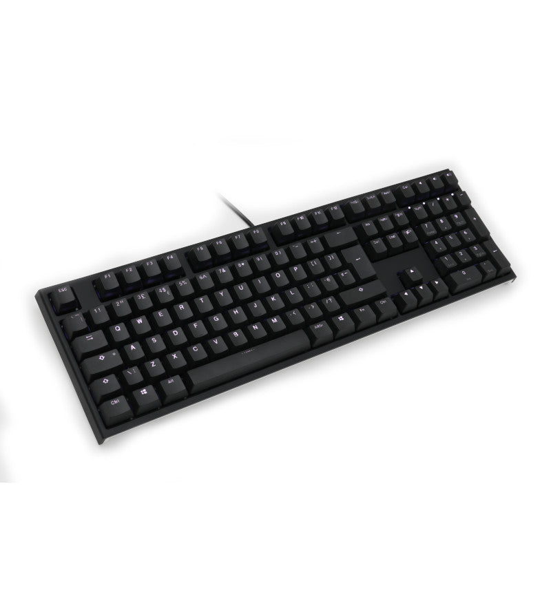 Ducky One 2 White Backlit Mechanical Keyboard - Cherry MX Brown Switches