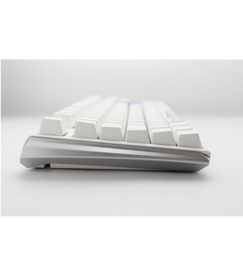Ducky One 3 Pure White TKL RGB Mechanical Keyboard - Cherry MX Black