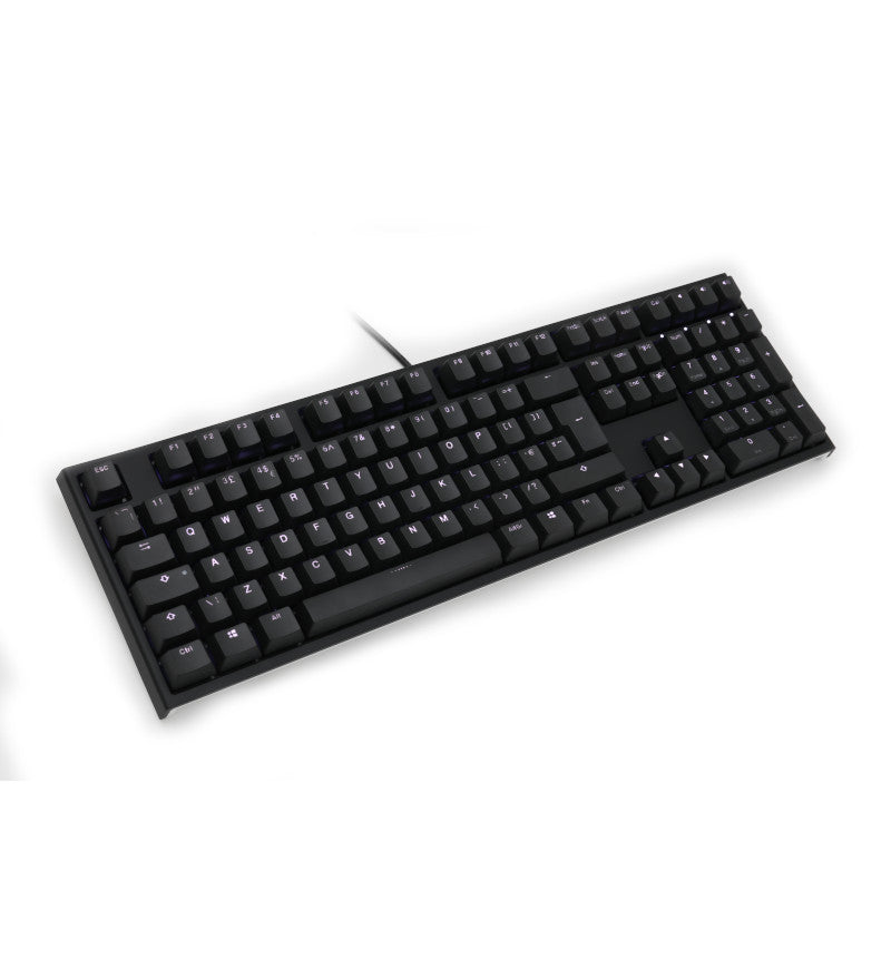 Ducky One 2 White Backlit Mechanical Keyboard - Cherry MX Red Switches
