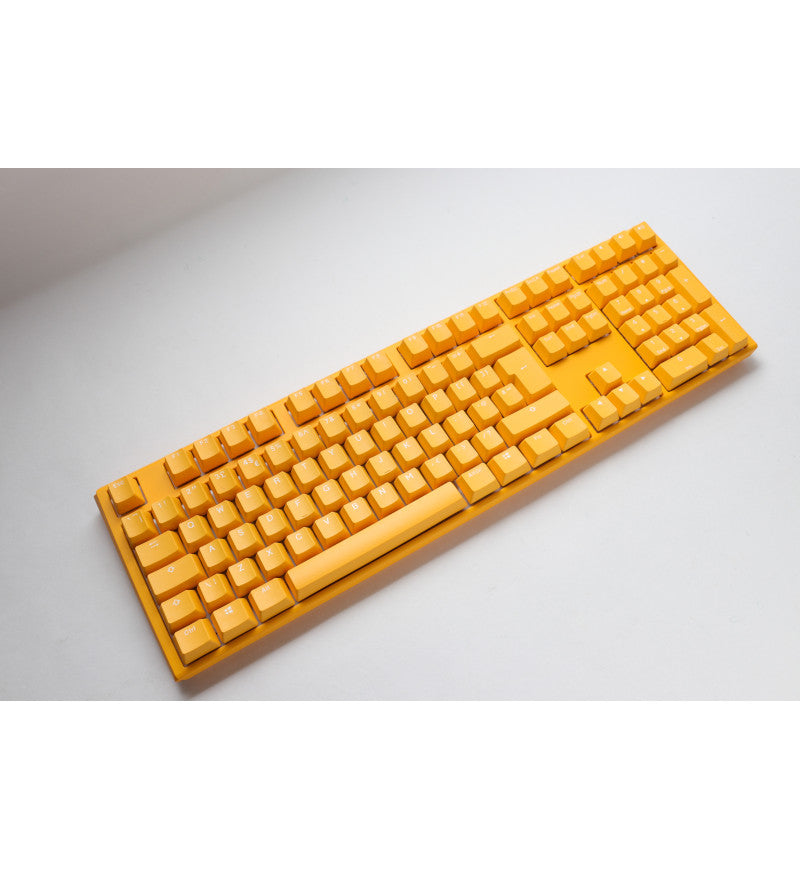 Ducky One 3 Yellow RGB Mechanical Keyboard - Cherry MX Silent Red