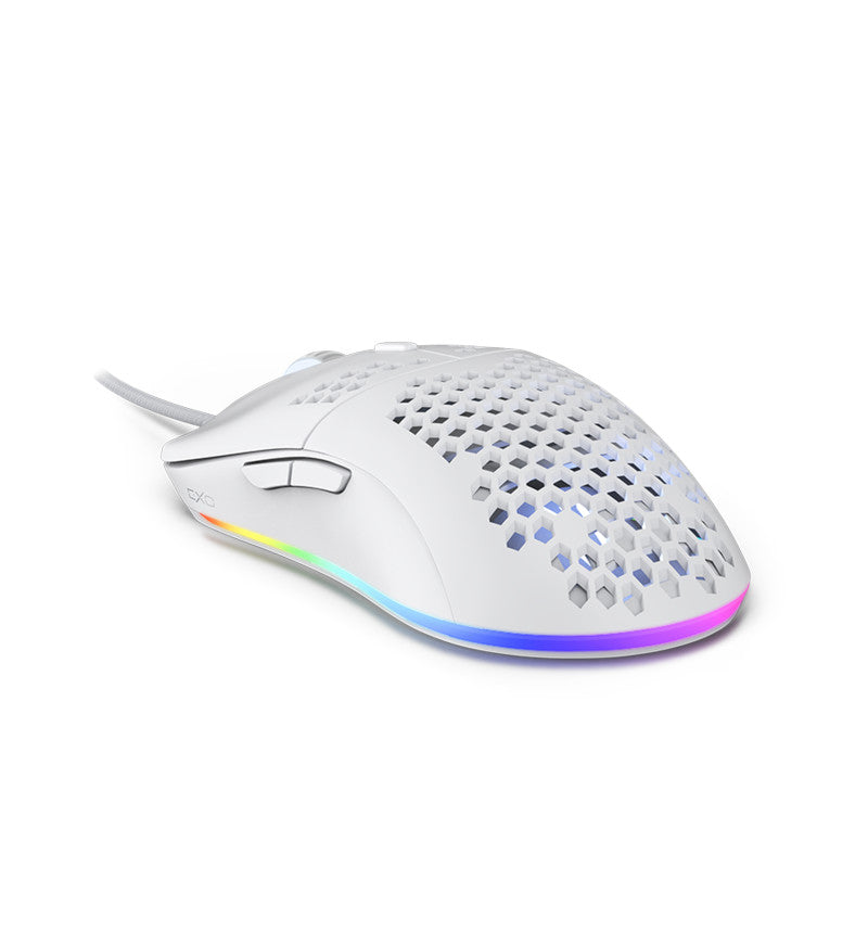 Tecware EXO Elite 69g Ultralight Gaming Mouse  - Matte White