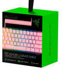 Razer PBT Keycap & Coiled Cable Upgrade Set - Pink