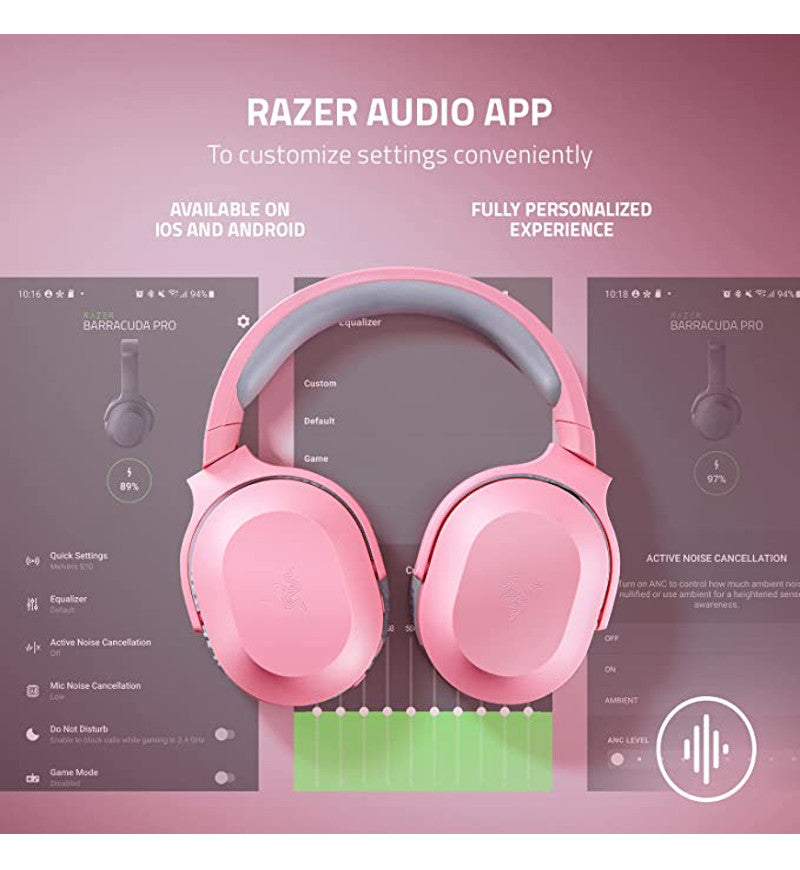 Razer Barracuda X (2022) 7.1 Surround Wireless Headset - Pink