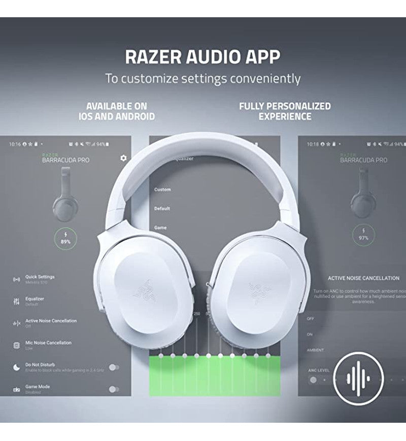 Razer Barracuda X (2022) 7.1 Surround Wireless Headset - White