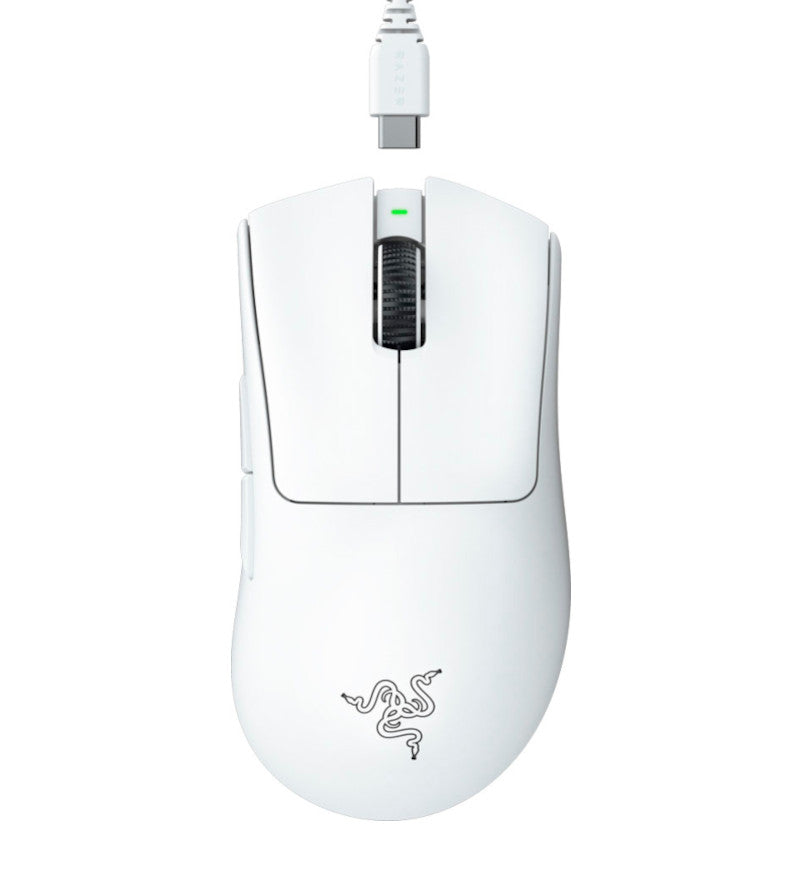 Razer DeathAdder V3 Pro 63g Wireless Gaming Mouse - White