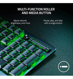 Razer DeathStalker V2 Pro Wireless Keyboard UK - Razer Low-Profile Optical Red Switches