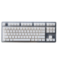 Tai-Hao Translucent Cubic ABS Nata De Coco Full White 149 Keycaps - UK & US