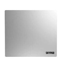 SkyPAD Glass 3.0 XL Mouse Pad (Text Logo) - White