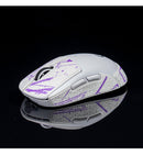 BT.L v3 White Purple Flatten Edge Mouse Grip - Logitech G Pro X / GPX2 Superlight