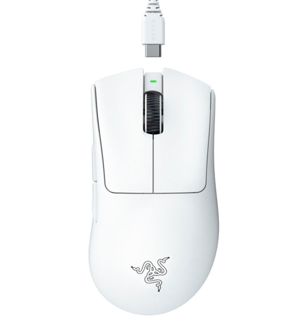 Razer DeathAdder V3 Pro Wireless Gaming Mouse - White