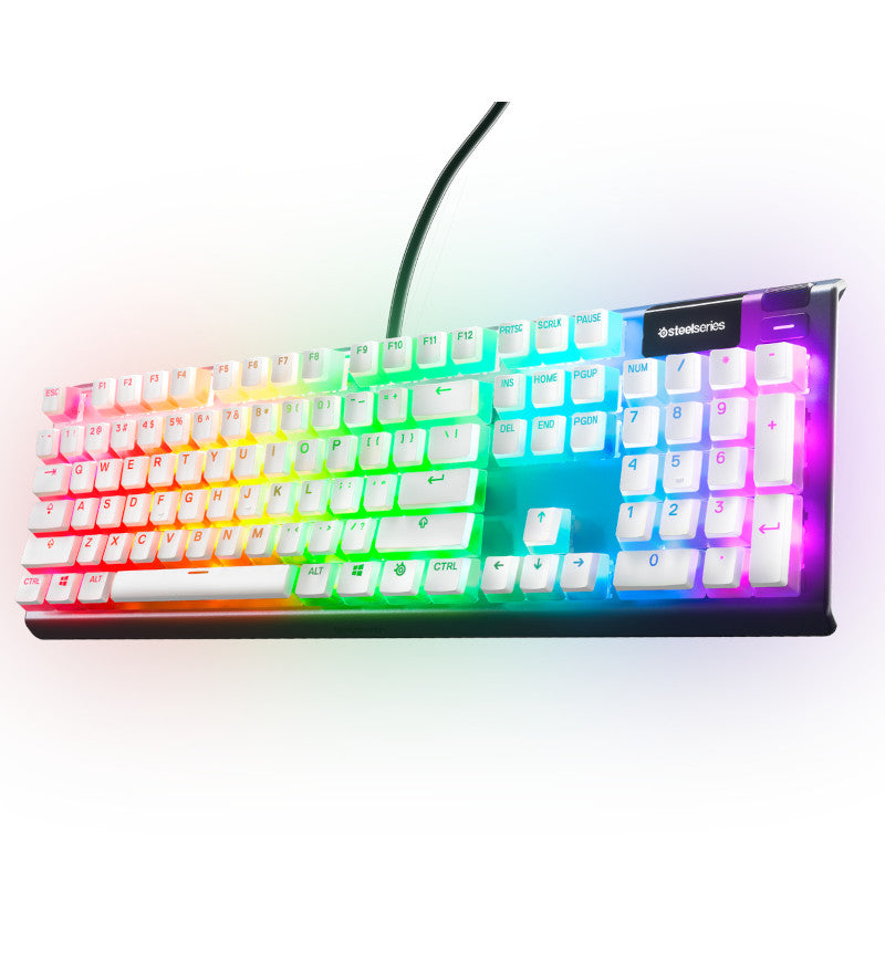 SteelSeries PrismCaps PBT Keycap Set - White